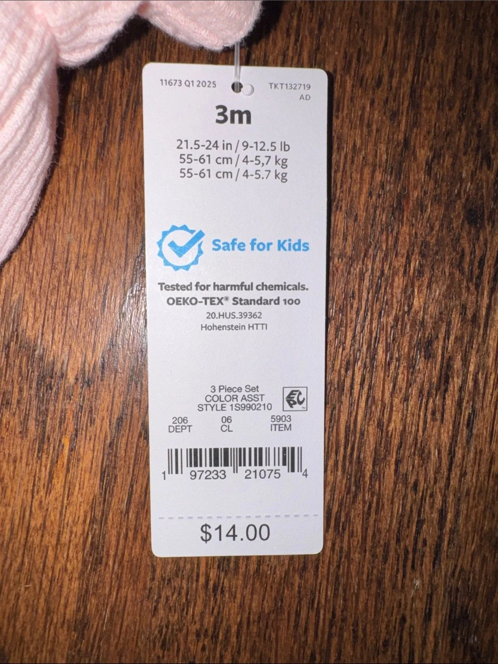 Carters cute pink